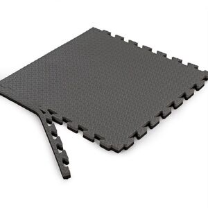XSPEC 1" THICK REVERSIBLE EVA FOAM MAT, 12 PCS 48 SQ FT, BLACK & GREY